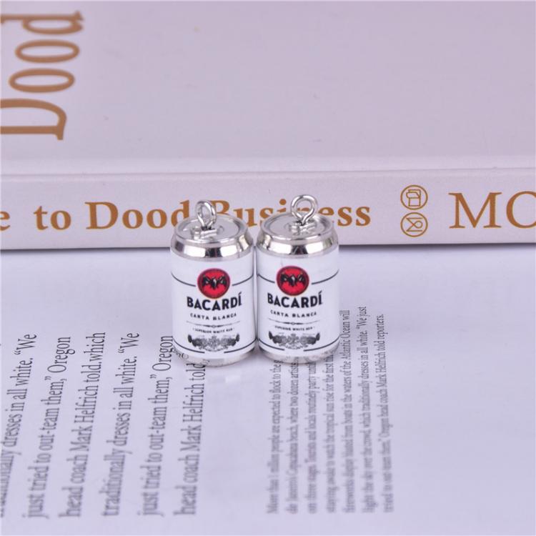 all in one place תכשיטי אופנה 10pcs/pack Drink Alcohol cans  Charms Pendant  for DIY Earring  Keychain Jewelry Making