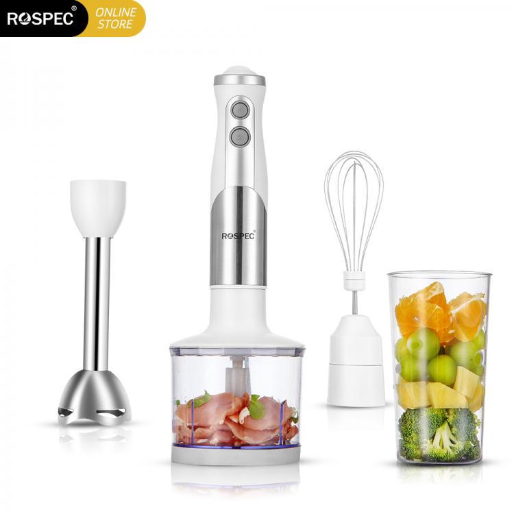 all in one place כלי מטבח ובישול ROSPEC 4 In 1 Multi-function Food Stand Mixer Handheld Blender Electric  Vegetable Meat Grinder Fruit Chopper Whisk Egg Beater