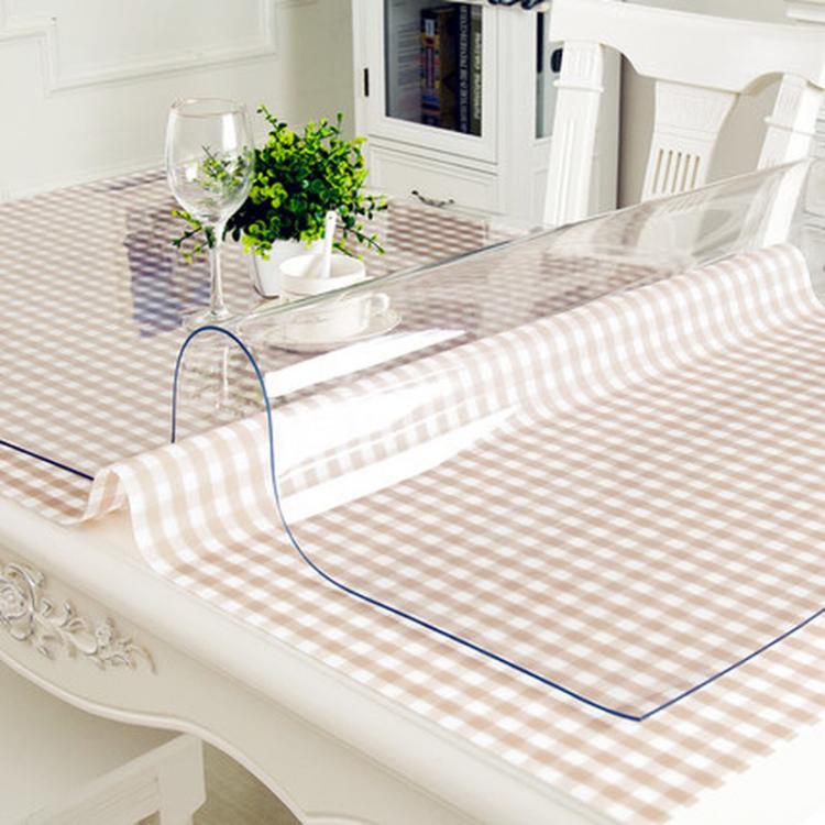 all in one place כלי מטבח ובישול Waterproof PVC Tablecloth Table cloth Transparent Table Cover Mat Kitchen Pattern Oil cloth Glass Soft Cloth Tablecloth 1.0mm