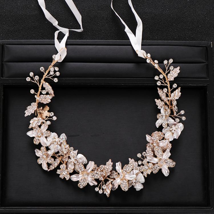 all in one place תכשיטי אופנה Trendy Wedding Hair Accessories Gold Rhinestone Crystal Headband Bridal Tiara Wedding Headband Handmade Jewelry Accessories