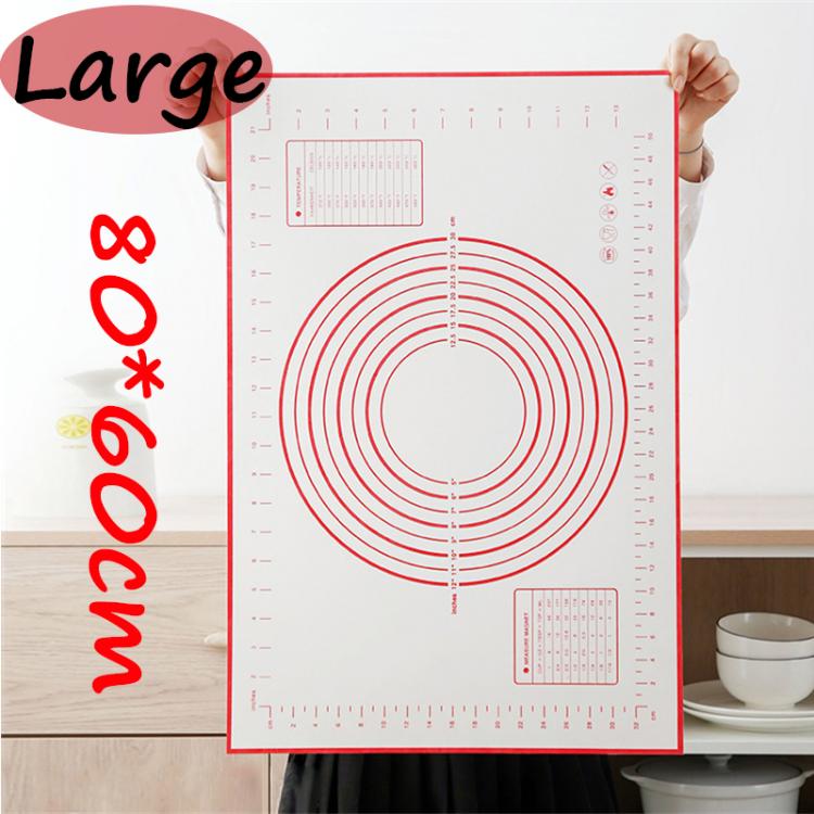 all in one place כלי מטבח ובישול Large Size Silicone Baking Mat Non-Stick Pastry Pad Sheet Pizza Dough Rolling Mats Reusable Oven Patisserie Cake Baking Tools