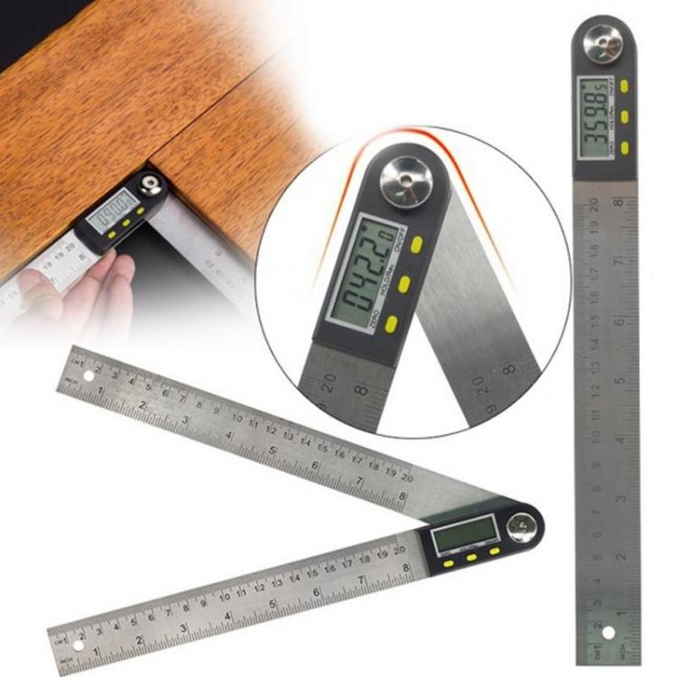 all in one place כלי עבודה 300mm 12inch Digital protractor Angle ruler 200mm 8inch angle Finder Meter Plastic/Stainless Steel 360  goniometer inclinometer