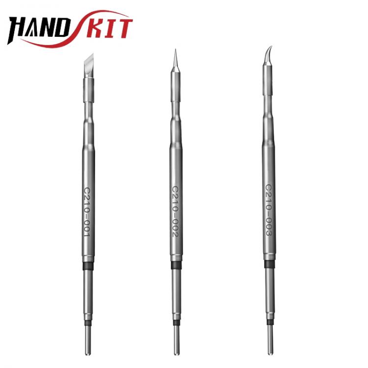 all in one place כלי עבודה Handskit 1 unit compatible JBC 210 C210 Soldering Iron Tips 1s heat 80mm for JBC soldering station Handle