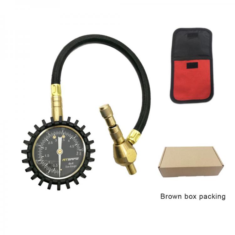 all in one place כלי עבודה 2 in 1 Professional Tire Rapid Deflator Pressure Gauge 75Psi with Special Chuck for 4X4 Large Offroad Tires