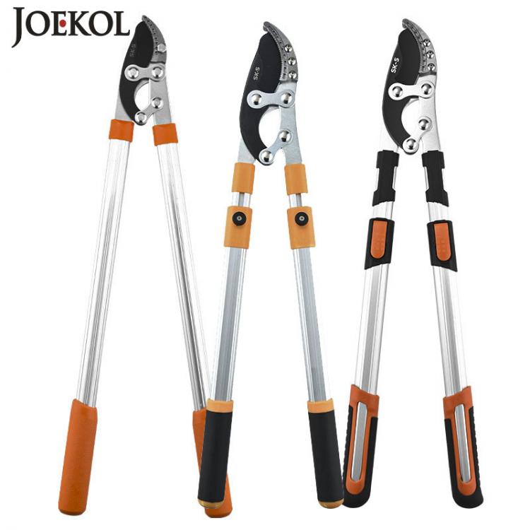 all in one place כלי עבודה New Telescopic Long Length Scissor Hedge Anvil Shear Anti-Slip Grip Garden Pruning Hand Tool Ratchet Cut Tree Branch