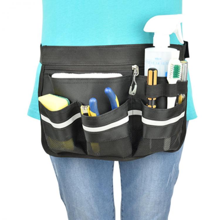 all in one place כלי עבודה KTV Dining  Cleaning Tool Storage Bag Hotel Restaurant Cleaner Waiter Waist Belt Tool Bag with Pockets