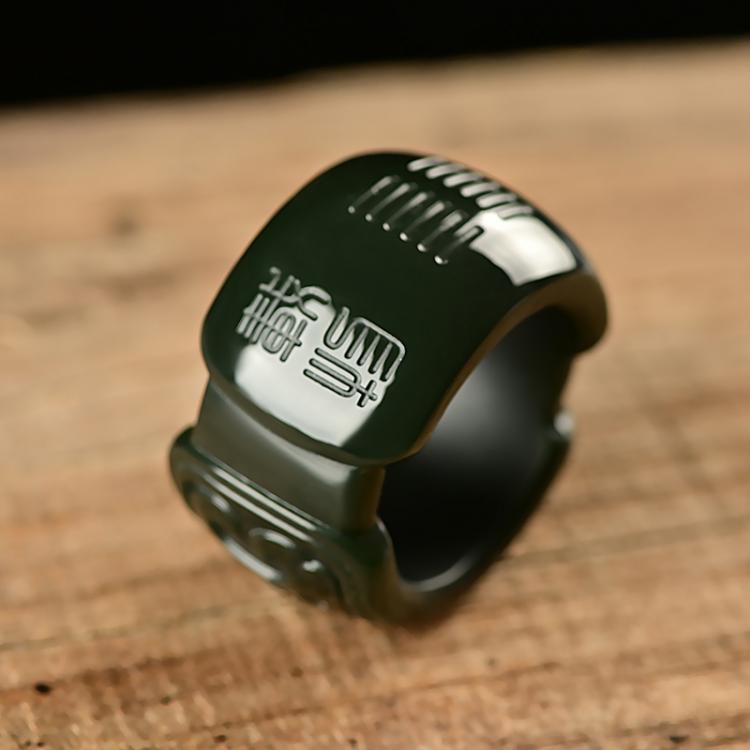 all in one place תכשיטי גברים Natural black green jade rings handcarved dragon green jade rings jadeite jade ring jade gift brand ring natural stone jewelry