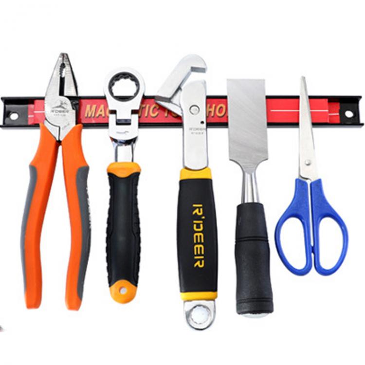 all in one place כלי עבודה 18 Inches Magnetic Tool Holder Rack, Strong Metal Heavy Duty Magnet Storage Tool with Mounting Screws for Garage Workshop