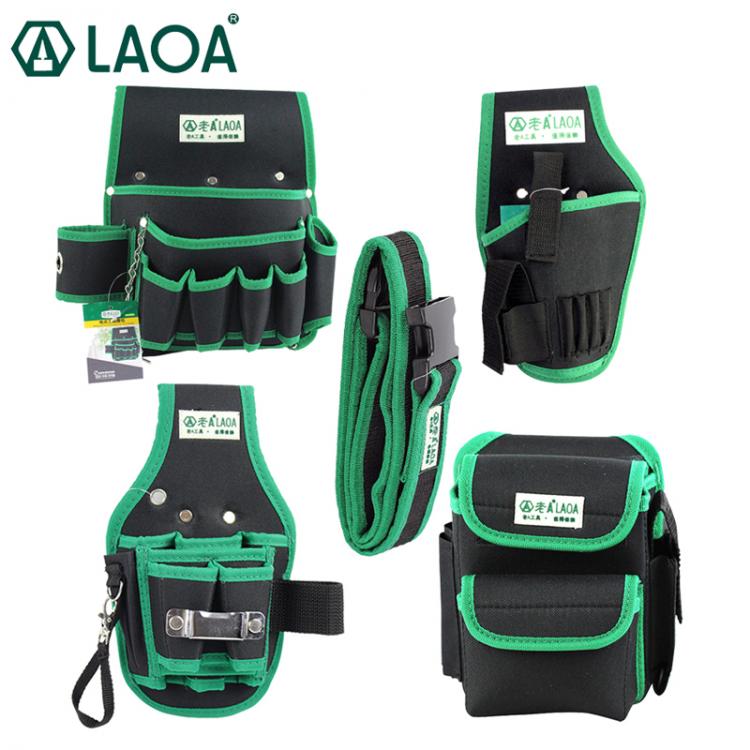 all in one place כלי עבודה LAOA Professional Electrician's Bag 600D Waterproof pockets Tool Bag Multifunction Repair Kit Thick Fabric Tool Belt Bag