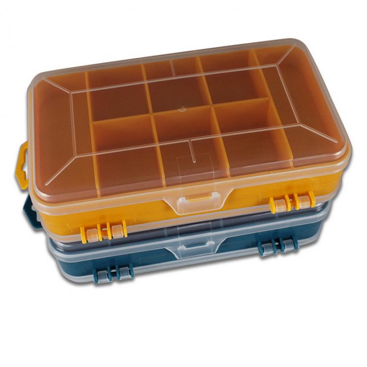 all in one place כלי עבודה 13 Net Transparent Portable Compact Screw Storage Box Plastic Material Large Capacity Suitable for Family or Travel Toolbox