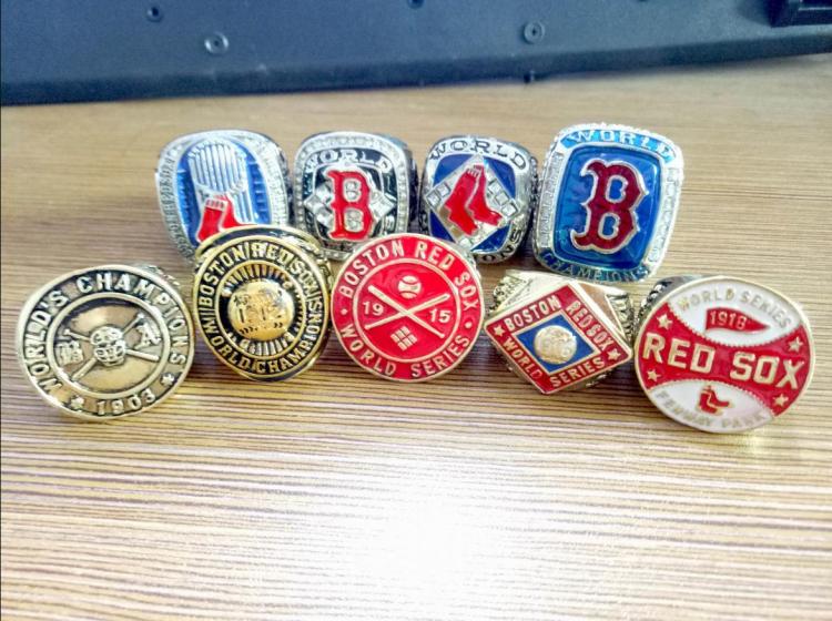 all in one place תכשיטי גברים Spring Sale Red Sox Championship Ring, Men's Diamond Set Jewelry, 9 pieces