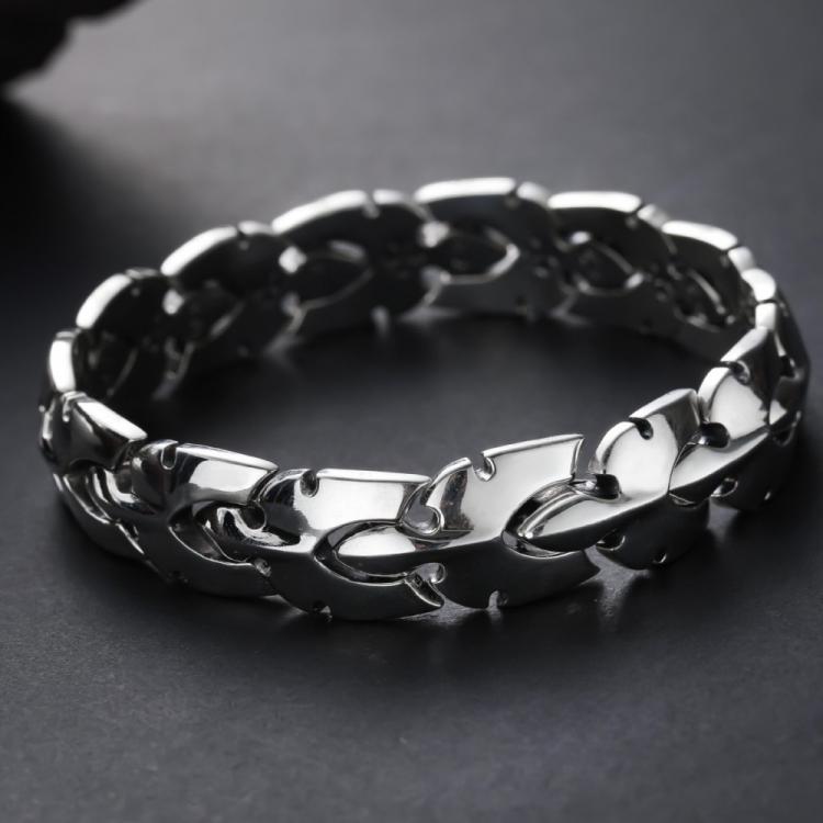 all in one place תכשיטי גברים s925 pure silver width centipede shape bracelet man Japan and South Korea personality hipster Thai silver man bracelet smooth