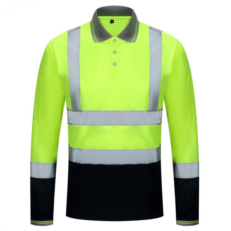 all in one place כלי עבודה Reflective T-shirt Road Traffic Safety Clothes for Men Women Quick-drying High Vis Outdoor Workwear Polo