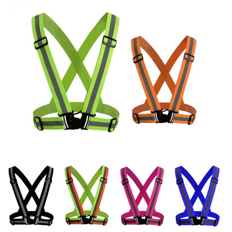 all in one place כלי עבודה High Visibility Reflective Vest Man Women Work Clothes Night Warning Safety Outdoor for Running Cycling Sports Contruction Tops