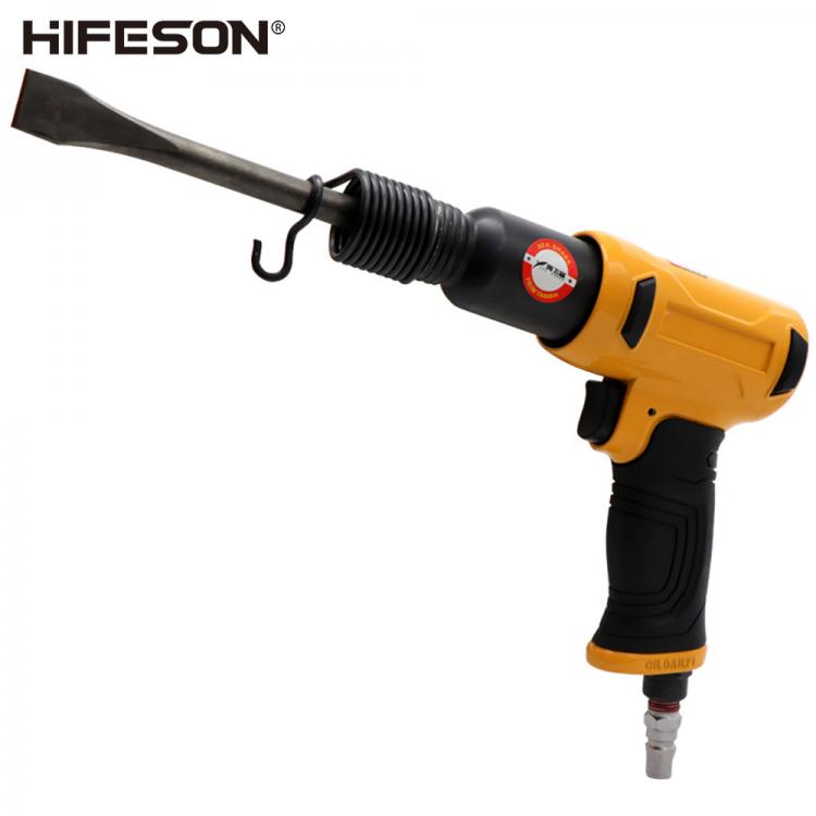 all in one place כלי עבודה HIFESON Powerful Air Hammer Professional Handheld Pistol Gas Shovels 190W Small Rust Remover Pneumatic Tools with 4 Chisels set