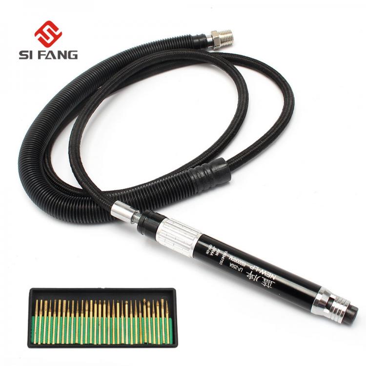 all in one place כלי עבודה 3mm or 2.38m Mini Pneumatic Air Pencil Die Grinder Kit Grinding Compressor Tool Micro Grinder Polish Engraving Tool Dremel Tool