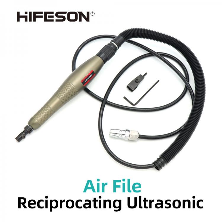 all in one place כלי עבודה HIFESON 02K Ultrasonic Air File Pneumatic Reciprocating File Trimming File Polishing and Polishing Machine