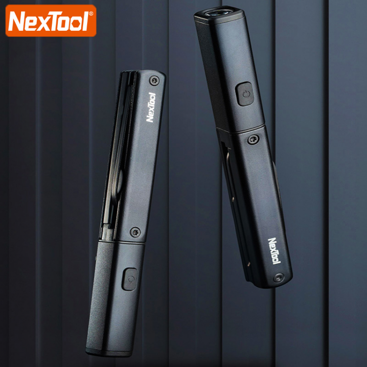 all in one place כלי עבודה 100% NexTool Multifunctional Tools 3 in 1 Lightweight Knife Flashlight Scissors USB Charging IPX4 Waterproof Portable Tools