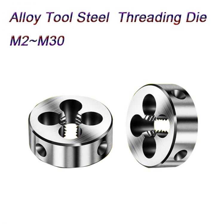 all in one place כלי עבודה HSS Die Alloy Steel Round Threading Dies Cutting Tool Thread Screw Die Set M2 M2.5 M3 M4 M5 M6 M8 M10 M12 M14 M16 M18 M20 M30