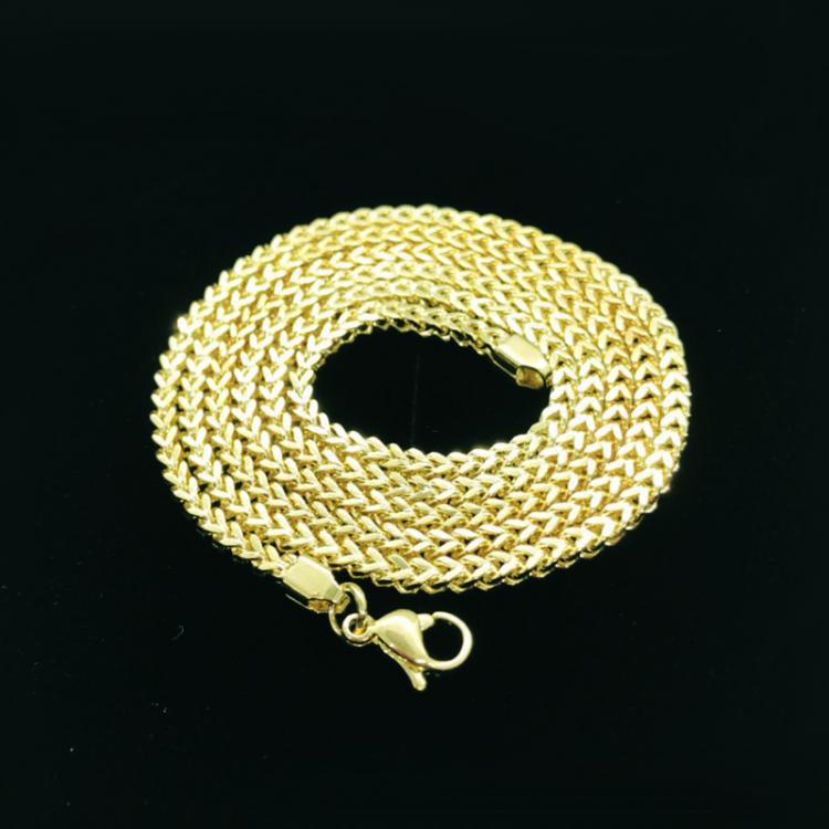 all in one place תכשיטי גברים Top Quality Stainless Steel Necklaces & pendants Gold Men Jewelry Gold Chain Hip Hop Punk Jewelry Boys Military Necklace