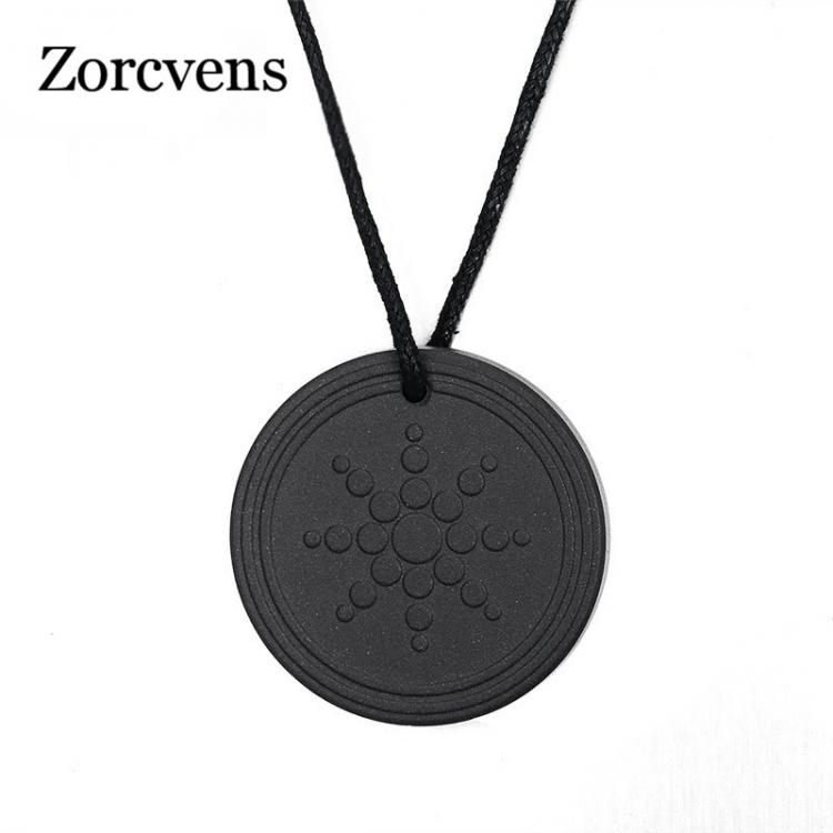 all in one place תכשיטי גברים ZORCVENS Quantum Scalar Energy Pendant Necklace for Women Men 2000 ~ 3000 ions Energy Power Health Care Lava Stone Male Jewelry