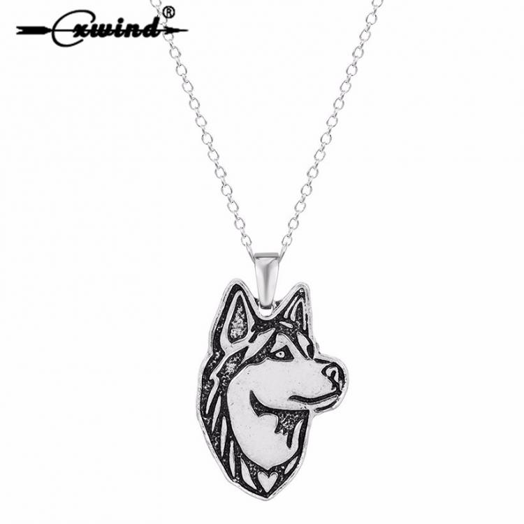 all in one place תכשיטי גברים Cxwind Hot Sale Siberian Husky Pendants and Necklaces for all the Dog Pet Lovers Chain Necklace Fashion Jewelry for women Gift