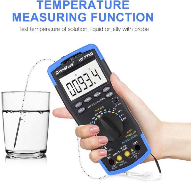 all in one place כלי עבודה Digital Multimeter Autoranging HP-770D TRMS 40000Counts Multimeter Tester Voltmeter Ammeter with High Precision