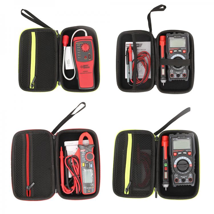 all in one place כלי עבודה Digital Multimeter bag Black EVA Hard Case Storage Waterproof Shockproof Carry Bag with Mesh Pocket for Protecting