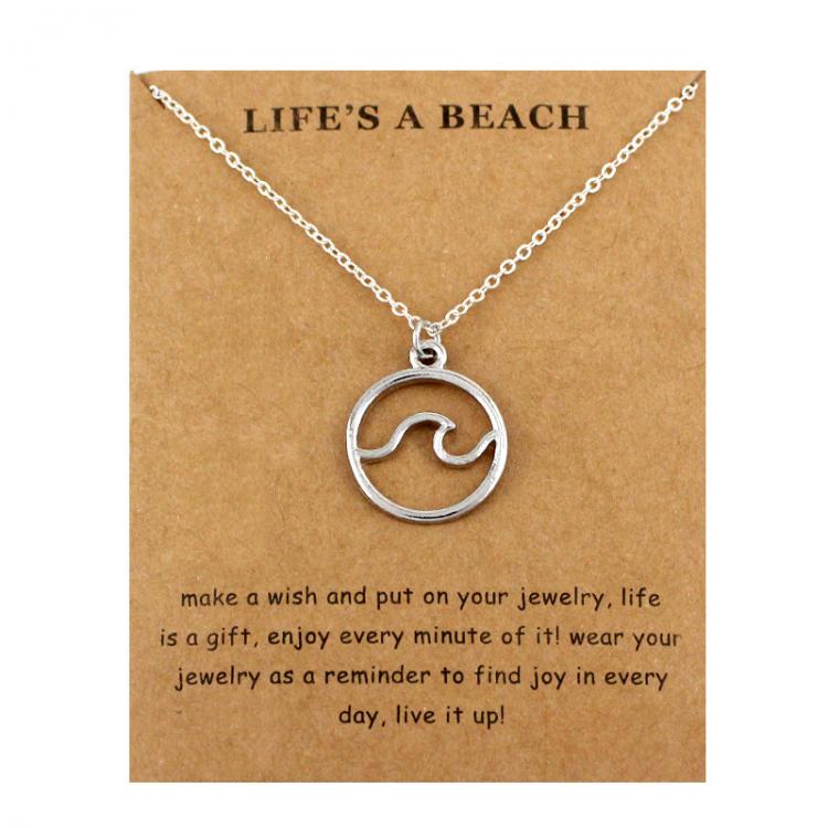 all in one place תכשיטי גברים Beach Jewelry Sand Dollar Fish Scale Seahorse Octopus Sea Turtles Starfish Seashells Whale Mermaids Wave Necklaces for Women