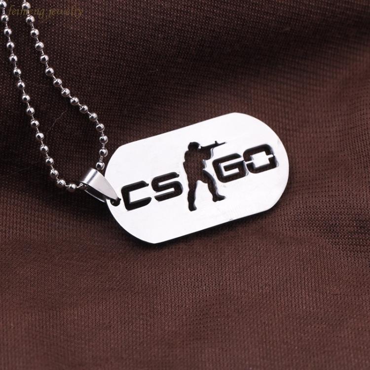 all in one place תכשיטי גברים Game CS GO Link Necklace for Men CounterStrike CSGO Weapon Pendant Necklaces Male Woman Jewelry Accessories Collier Homme Amulet