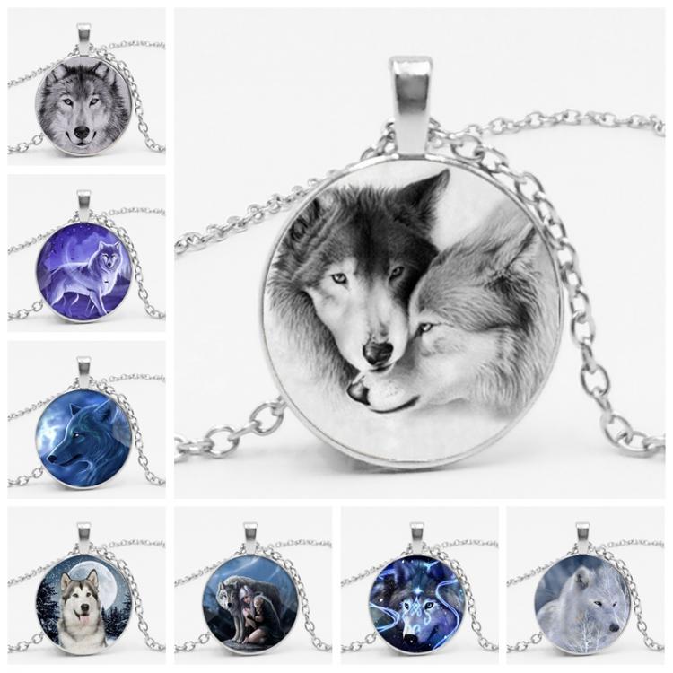 all in one place תכשיטי גברים hot! Fashion Vintage Nordic Witchcraft Wolf Chain Novelty Animal Cool Wolf Sweater Chain Holder Gift Necklace Pendant Jewelry