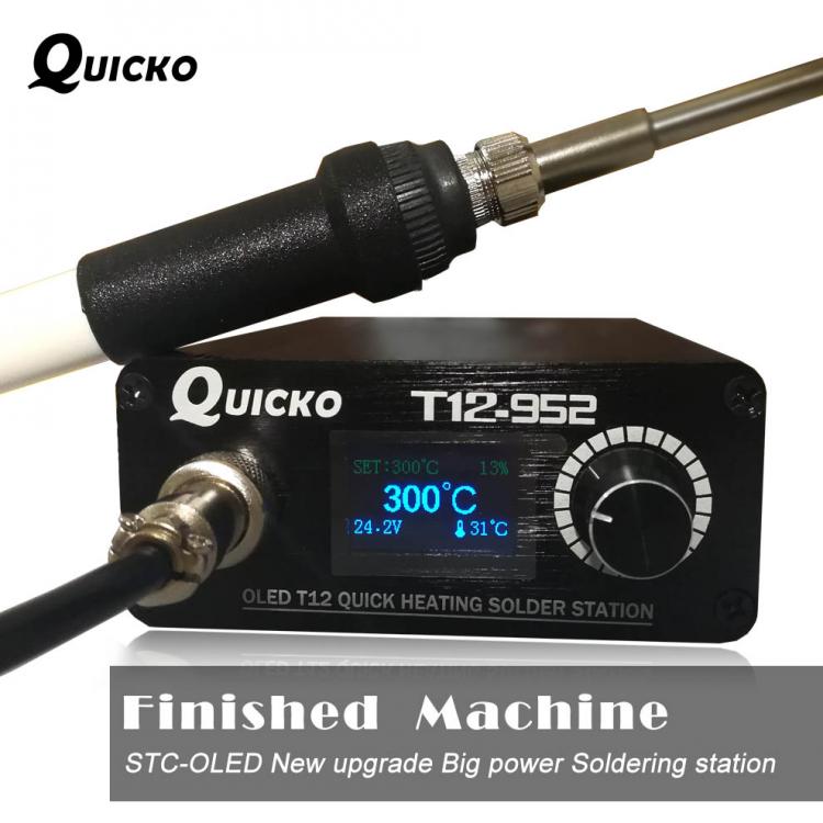 all in one place כלי עבודה Quick Heating T12 soldering station electronic welding iron 2020 New version STC T12 OLED Digital Soldering Iron T12-952 QUICKO