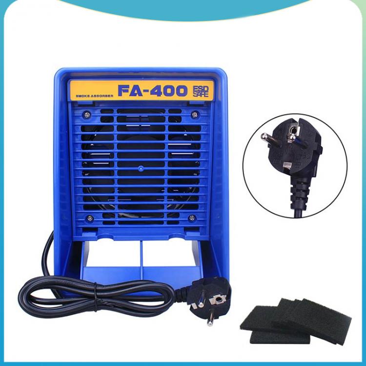 all in one place כלי עבודה 220V/110V FA-400 Solder iron Smoke Absorber ESD Fume Extractor Smoking Instrument with 5pcs free Activated Carbon Filter Sponge