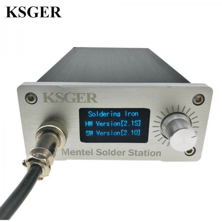 all in one place כלי עבודה KSGER Soldering Station DIY Kit STM32 2.1S OLED 1.3 Display Temperature Controller Digital Electronic Welding Iron T12 Iron Tips
