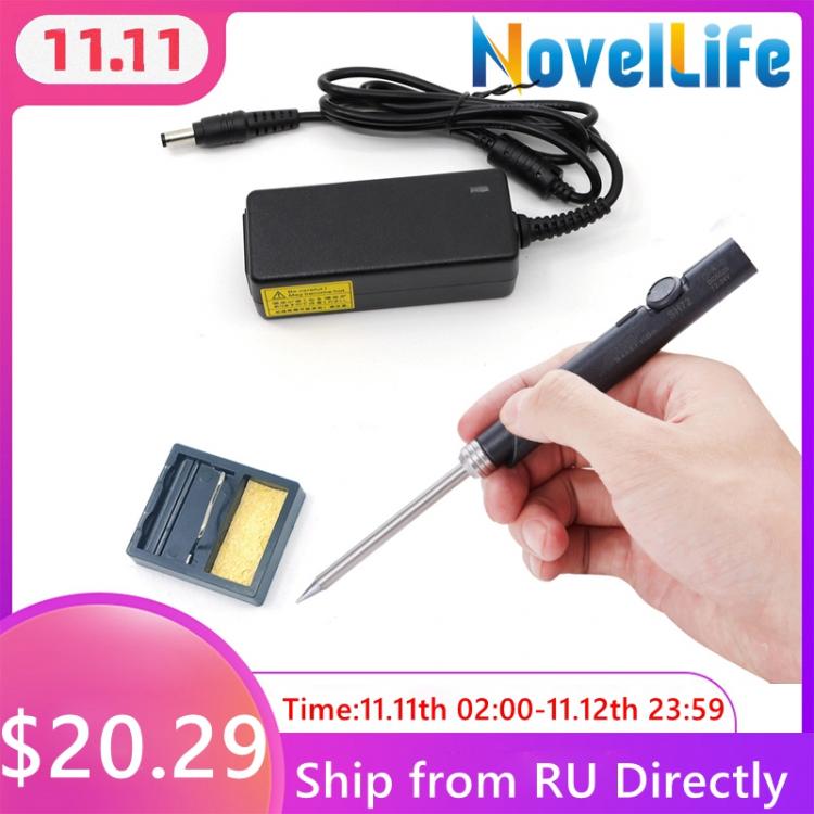 all in one place כלי עבודה SH72 Mini Electric Soldering Iron Adjustable Temperature Portable Solder Welding Station with 19V 24V 3A Power Supply 220-400 ℃