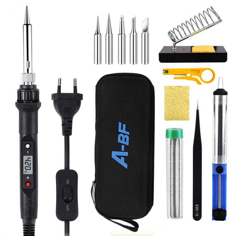 all in one place כלי עבודה A-BF 836D Soldering Iron Kit Set 60W Digital LCD Switch Welding Iron Temperature Adjustable Electric Tools Soldering Tips