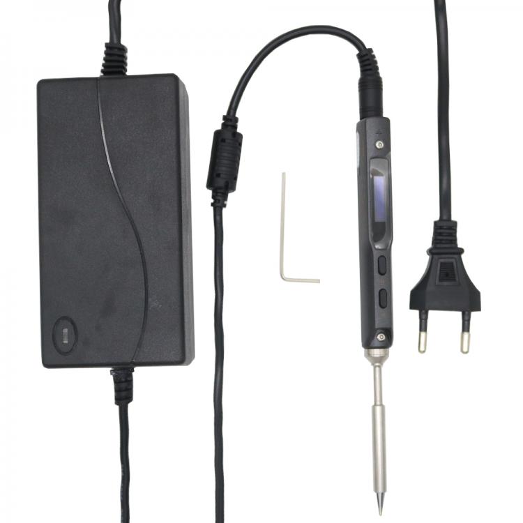 all in one place כלי עבודה TS100 Portable MINI Programmable Digital LCD Display Electric Soldering station +TS Soldering Iron Tip+24V/3A DC Power Adapter