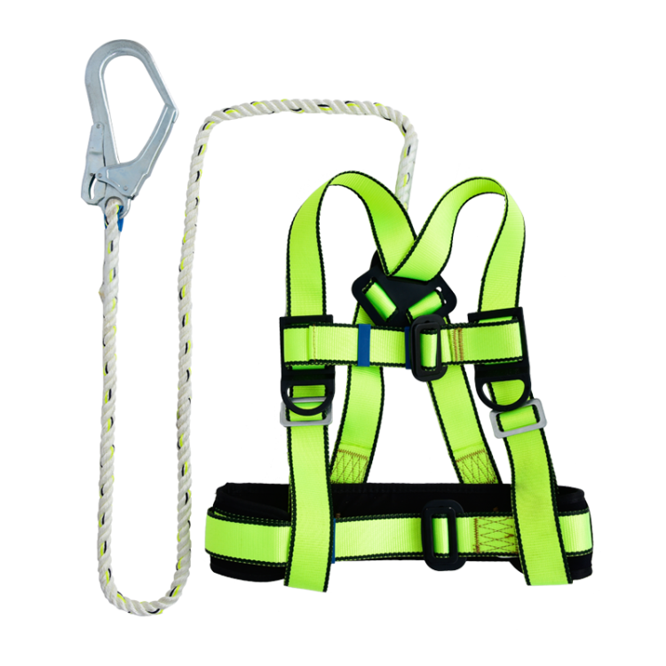 all in one place כלי עבודה Safety Harness High-strength Polyester Safety Belt Outdoor Work Construction 2meter Single Roap Fall prevention equipment