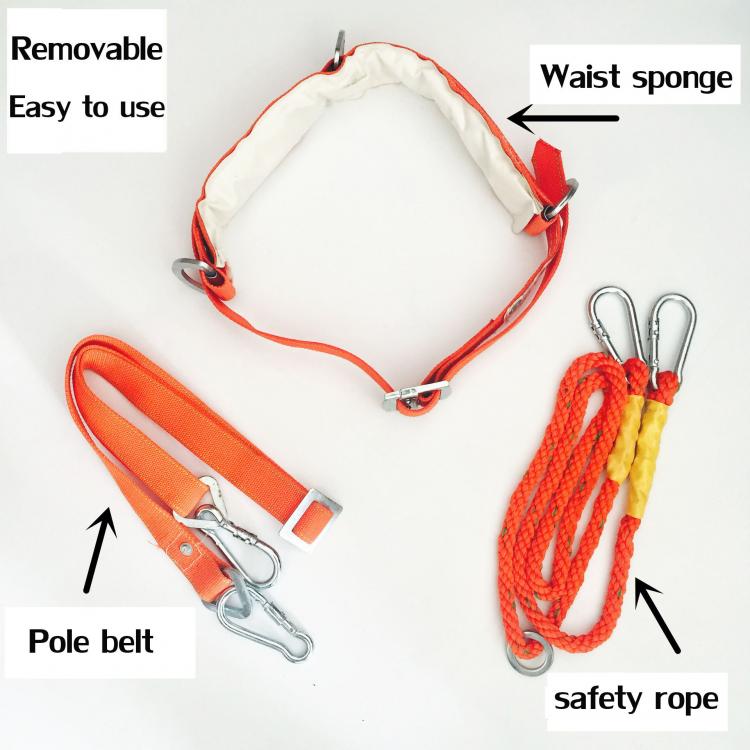all in one place כלי עבודה 1Pcs  Electrician Protective Safety Belts, Double Insurance Safety Belts, High-Altitude Construction Safety Belts