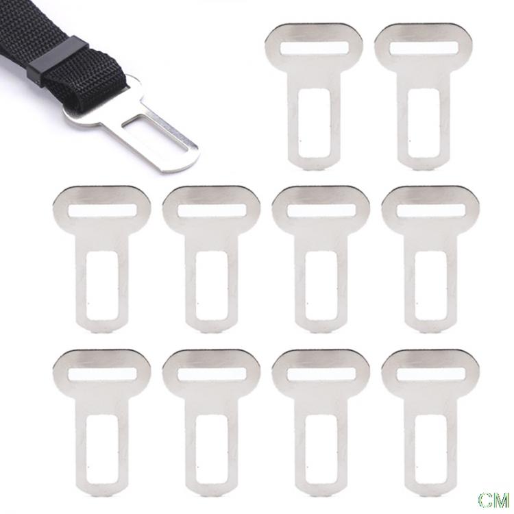 all in one place כלי עבודה 10pcs Pet Dog Cat Car Seat Belt Safety Attachment Buckle Vehicle Seatbelt Harness Buckle Metal Pet Seat Belt Buckle 26mm