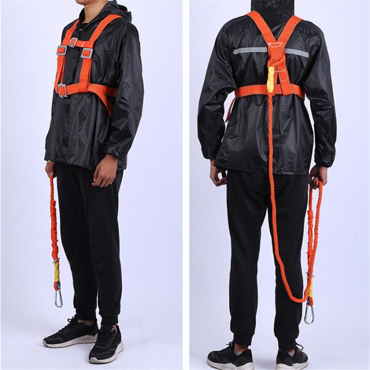 all in one place כלי עבודה 3/2Meter Adjustable Safety Belt Aerial Work Cleaning External Wall Rescue Protection Safety Rope Outdoor Climbing Safety Harness