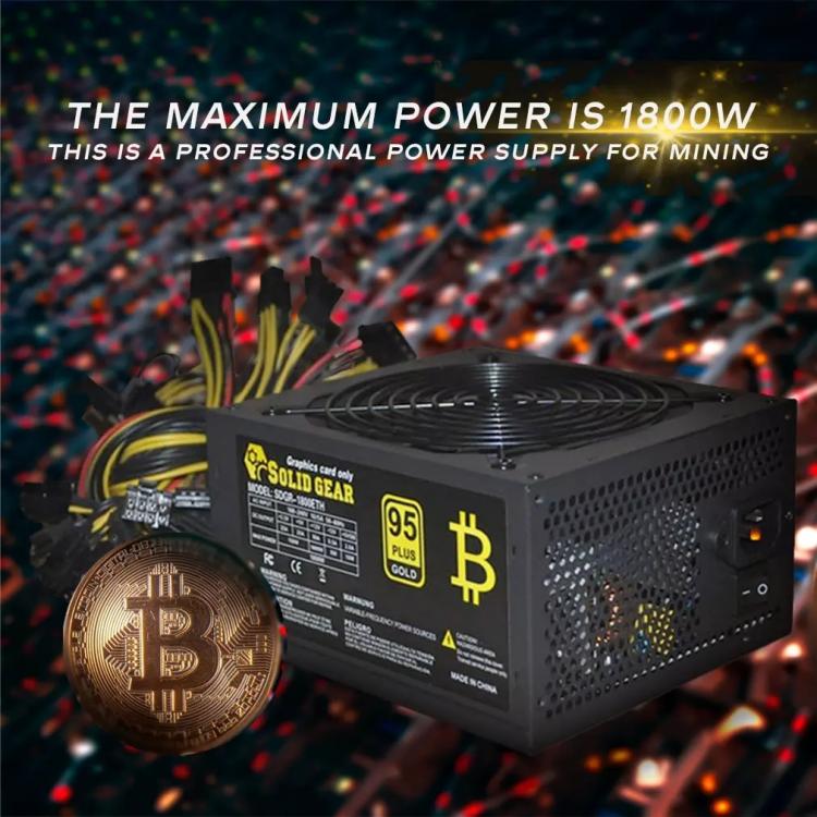 all in one place שעונים 1800W ATX Antminer PSU Modular Mining BTC PC Power Supply Supports 6 Graphics Card 160-240V Power Supply Mining Machine Support
