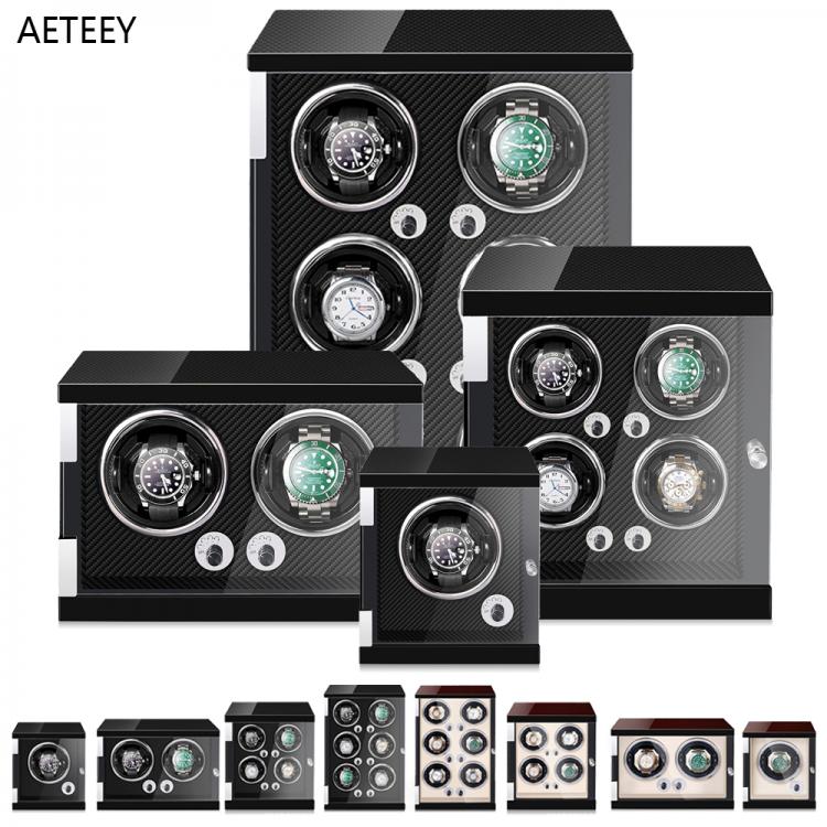 all in one place שעונים Luxury Mechanical Watch Display Box Watches Winder Boxs Automatic Chain Shaking Meter Storage Box LED Light Rotator Shaker