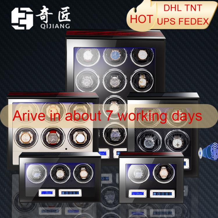 all in one place שעונים Watch winder Luxury Automatic  watches box with Mabuchi motor LCD touch screen and Wooden Watch Accessories Box Remote control