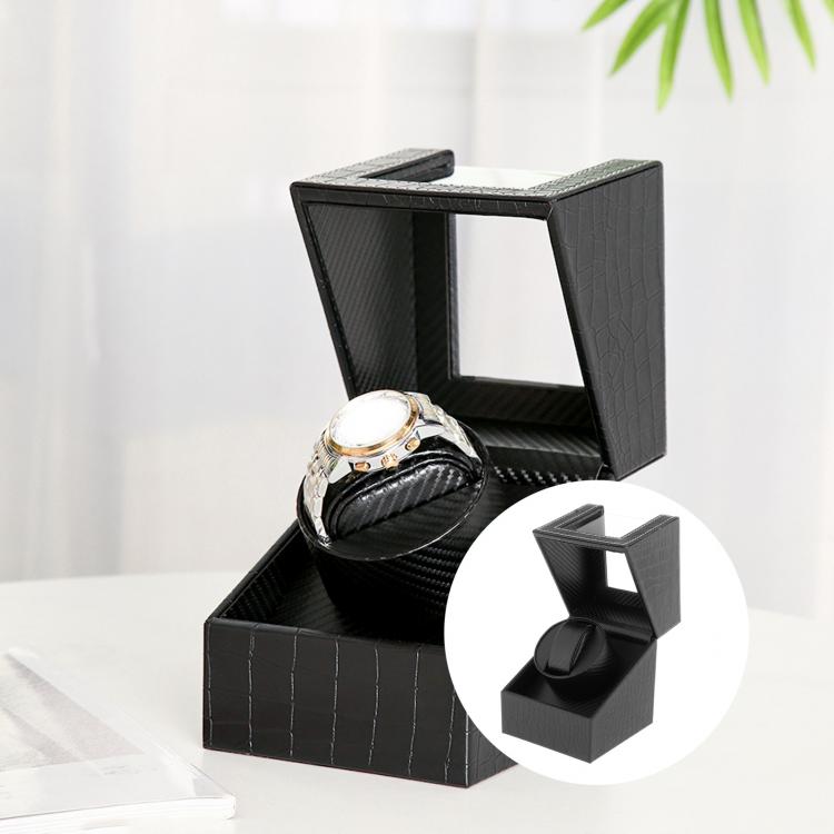 all in one place שעונים Mini Battery Powered Automatic Watch Winder Winding Box for Mechanical Watch Crocodile pattern