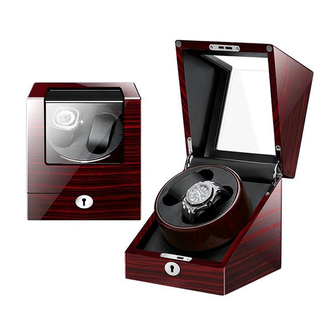 all in one place שעונים New 2+0 Automatic Watch Winder Display Mechanical Double Watches Box Jewelry Black Watchwinder Lock Case Holder
