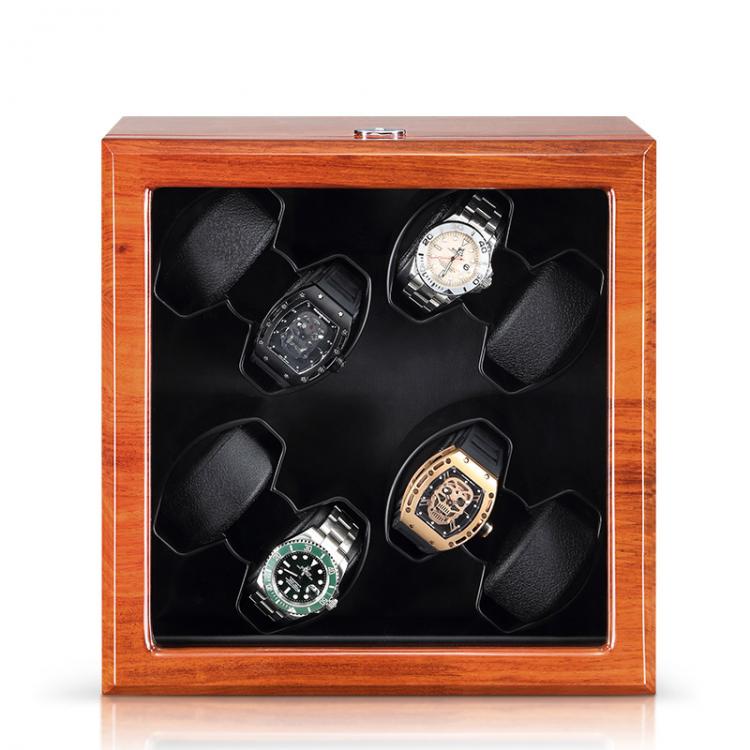 all in one place שעונים Automatic Watch Winder with Wood Safe Box Quiet Japanese Mabuchi Mute Motor Adjustable Modes Watch Storage Winding Boxes Case