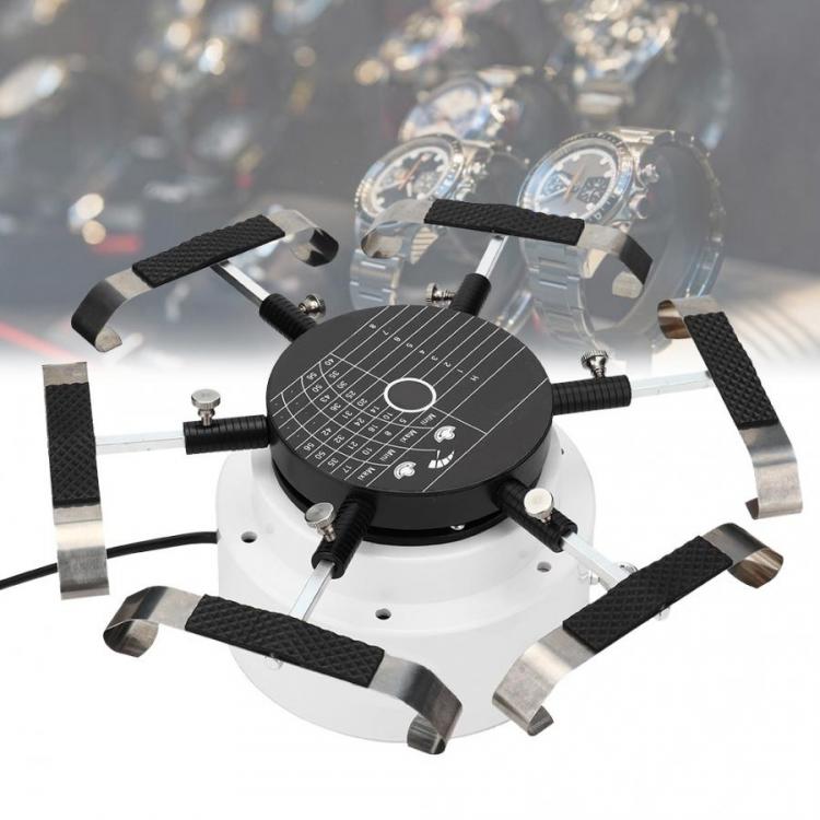 all in one place שעונים Professional Alloy Mechanical Watch Test Winder Machine Automatic Watch Winder Tester Repair Tool hold 6 watches EU Plug 220V
