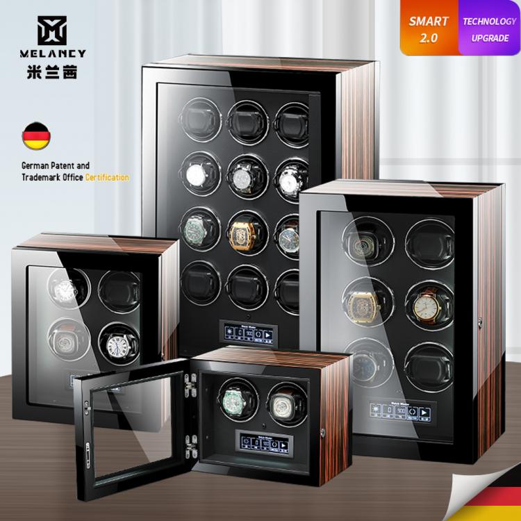 all in one place שעונים Luxury Automatic Watch Winder 2 4 6 9 12 24 Watches with Mabuchi Motor LCD Touch Screen and Remote Control Watch Storage Box