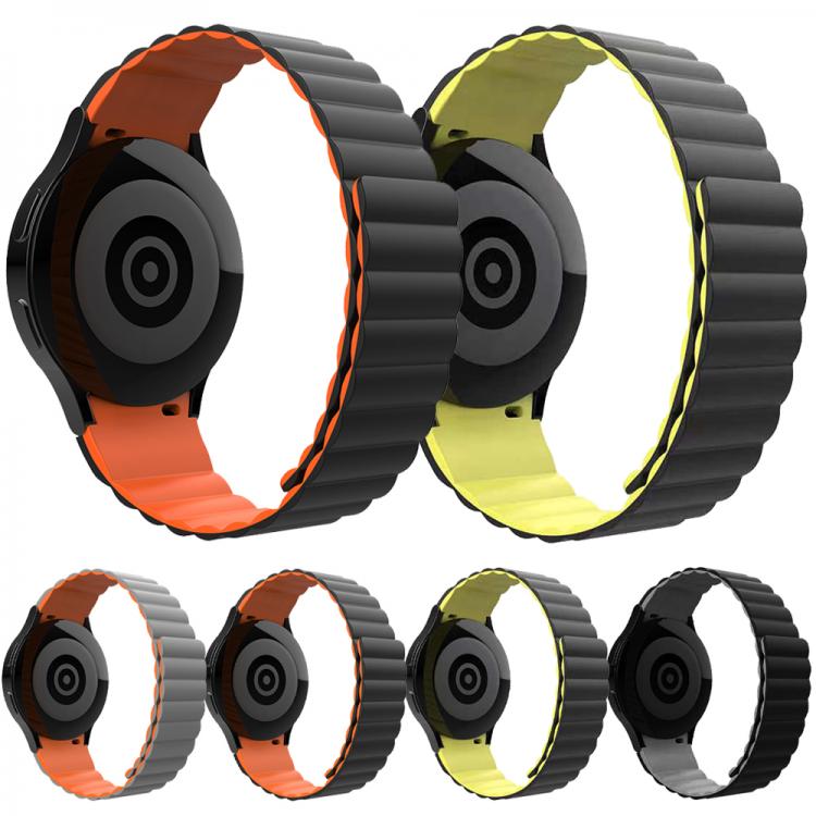all in one place שעונים Silicone Magnetic Watchband for Samsung Galaxy Watch 4 Classic 46mm 42mm/Watch4 44mm 40mm Strap Soft Wristbands Bracelet Band